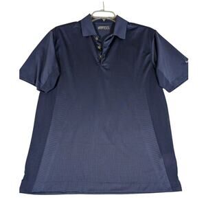 Nike Golf Drifit polo shirt Mens Medium Muted BlueCh42"Length 29"Shoulder-Hem